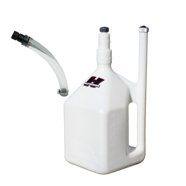 Hunsaker 8 gallon quick fill dumpcan fuel jug with hose kit